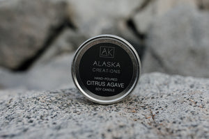 7oz Hand-Poured Citrus Agave Soy Candle