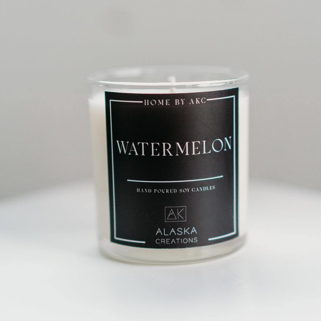 12oz Hand-Poured Watermelon Soy Candle