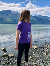 Load image into Gallery viewer, Kids Purple Jellyfish T-shirt