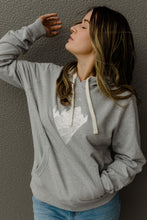 Load image into Gallery viewer, Men&#39;s Grey V Mountains Hoodie