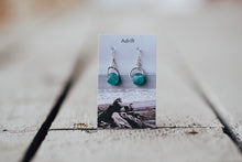 Load image into Gallery viewer, Adrift Sterling Silver Teal Large Bead Earring