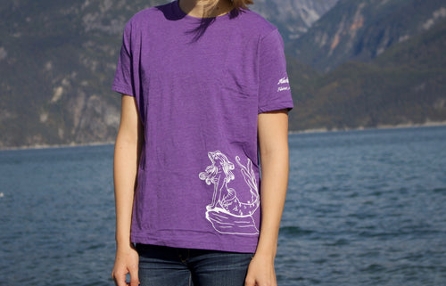 Kids Purple Mermaid T-shirt